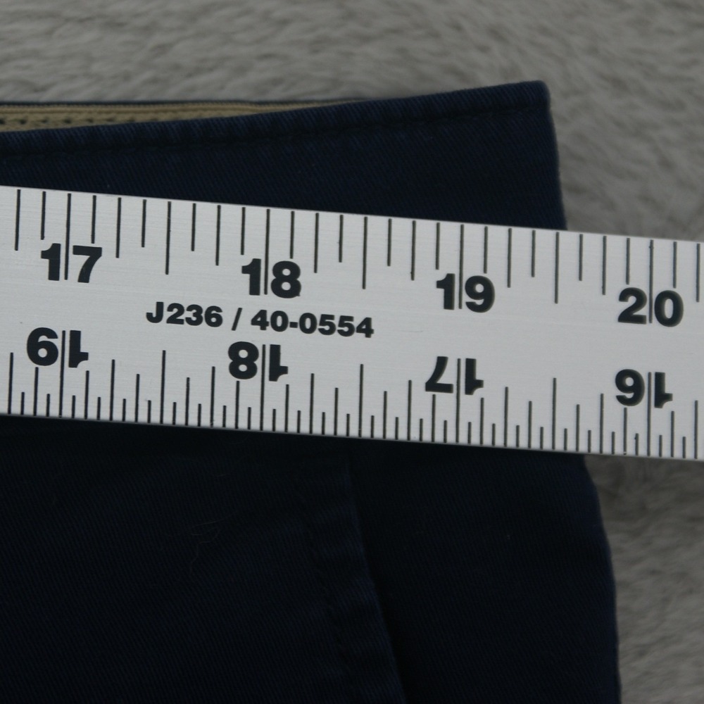 Dockers Mens Ultimate Chino Shorts Navy Blue Flat Front Size 38 69810-0006 - Picture 6 of 10
